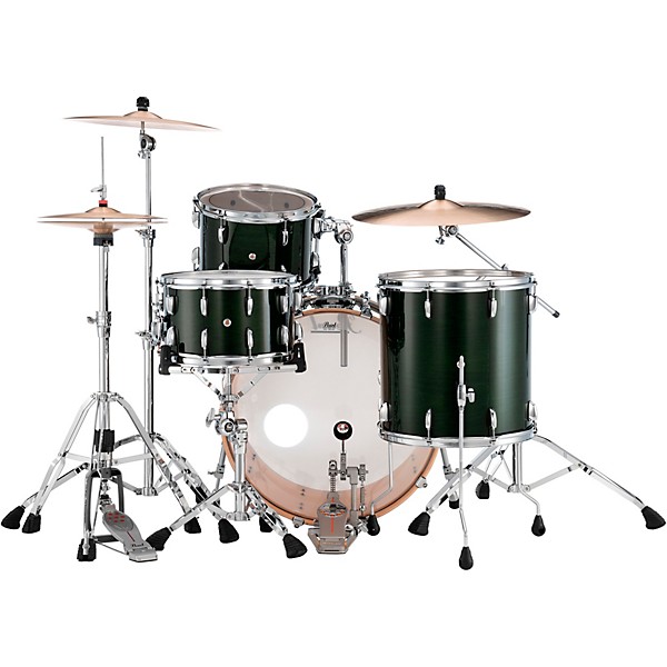 Pearl Professional Maple 3-Piece Shell Pack with 24" Bass Drum Emerald Mist