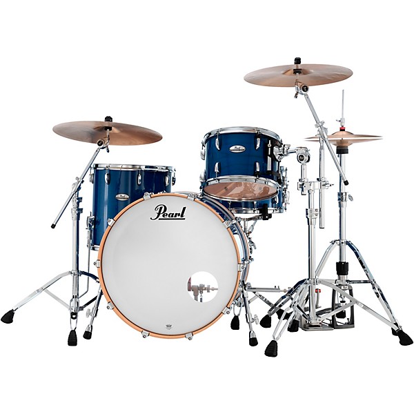 Pearl Professional Maple 3-Piece Shell Pack with 24" Bass Drum Sheer Blue