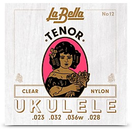 La Bella Tenor Clear Nylon Ukulele Strings