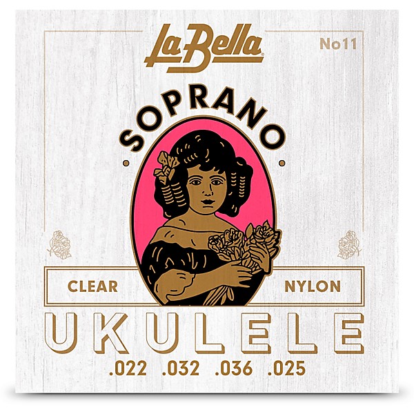 La Bella Soprano Clear Nylon Ukulele Strings