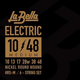 La Bella HRS Electric Guitar Strings Ultra Light (9 - 38) La Bella HRS Electric Guitar Strings Medium (40 - 48)