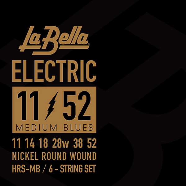 La Bella HRS Electric Guitar Strings Medium Blues (11 - 52)
