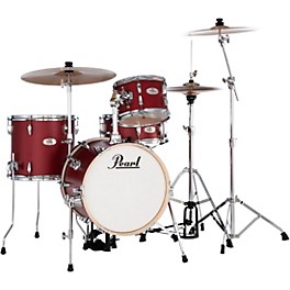 Pearl Midtown 4-Piece Complete Drum Set Matte Red Pearl Midtown 4-Piece Complete Drum Set Matte Red