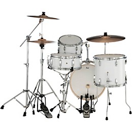 Pearl Midtown 4-Piece Complete Drum Set Pure White