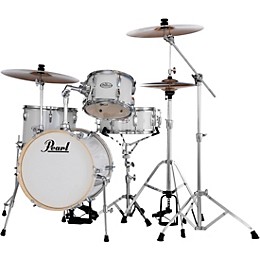 Pearl Midtown 4-Piece Complete Drum Set Pure White