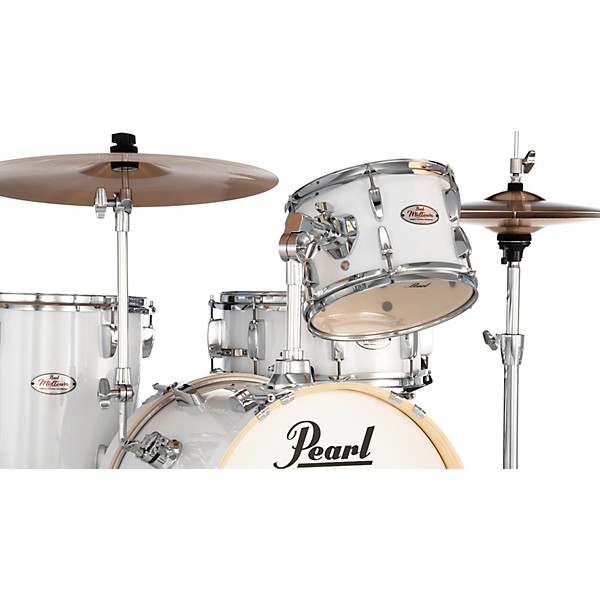 Pearl Midtown 4-Piece Complete Drum Set Pure White