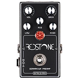 Spaceman Effects Redstone Germanium Preamp Effects Pedal Silver Standard