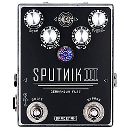 Spaceman Effects Sputnik III Germanium Fuzz Effects Pedal Silver Standard