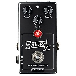 Spaceman Effects Saturn VI Harmonic Booster Effects Pedal Silver Standard