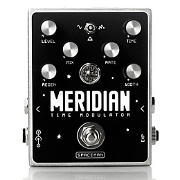 Spaceman Effects Meridian Time Modulator Effects Pedal Silver Standard