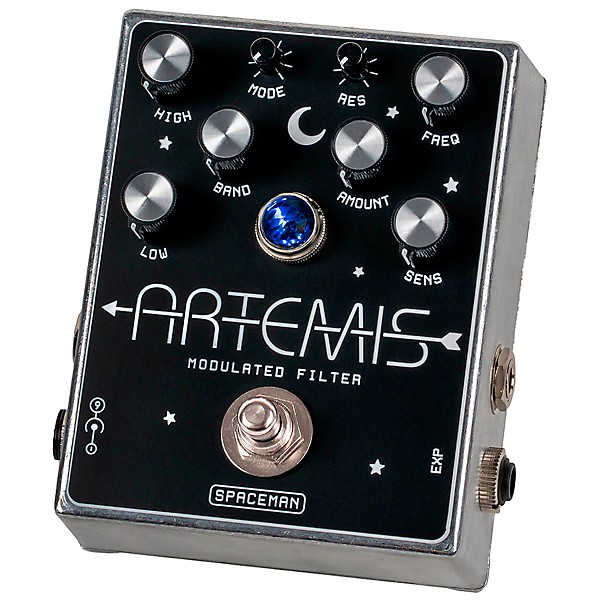 Spaceman Effects Artemis Modulated Filter Effects Pedal Silver Standard