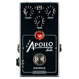 Spaceman Effects Apollo VII Overdrive Effects Pedal Silver Standard