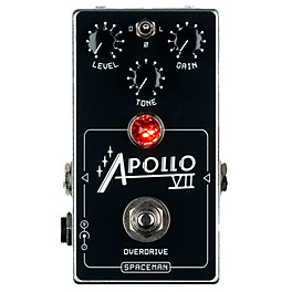 Spaceman Effects Apollo VII Overdrive Effects Pedal Silver Standard