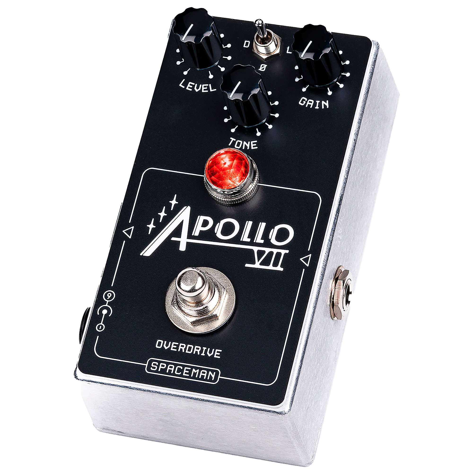 Spaceman Effects Apollo VII Overdrive Effects Pedal Silver