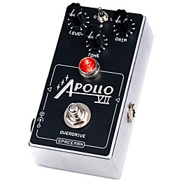 Spaceman Effects Apollo VII Overdrive Effects Pedal Silver Standard