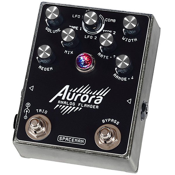 Spaceman Effects Aurora Analog Flanger Effects Pedal Silver Standard