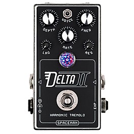 Spaceman Effects Delta II Harmonic Tremolo Effects Pedal Silver Standard