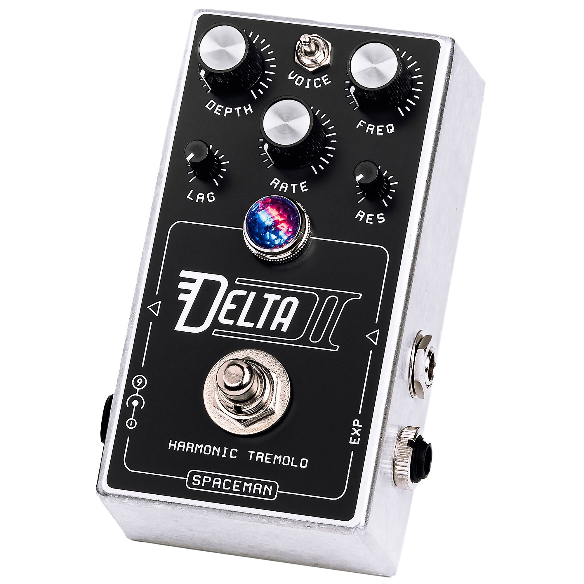 Spaceman Effects Delta II Harmonic Tremolo Effects Pedal Silver