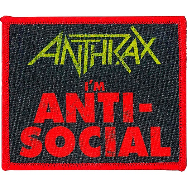 C&D Visionary Anthrax Anti-Social Patch
