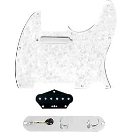 920d Custom Texas Vintage Loaded Pickguard for Tele With T4W-C Control Plate White Pearl