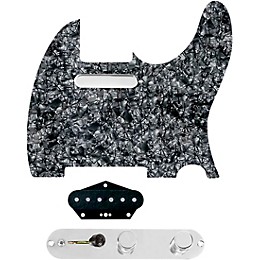 920d Custom Texas Vintage Loaded Pickguard for Tele With T4W-C Control Plate Black Pearl