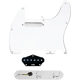 920d Custom Texas Grit Loaded Pickguard for Tele With T4W-C Control Plate White