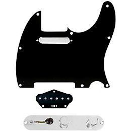 920d Custom Texas Grit Loaded Pickguard for Tele With T4W-C Control Plate Black