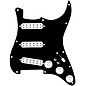 920d Custom Polyphonic Loaded Pickguard for Strat With White Pickups and Knobs and S7W-2T Wiring Harness Black thumbnail