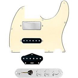 920d Custom Mason-Style Loaded Pickguard for Nashville Tele With TMAS-C Control Plate Aged White