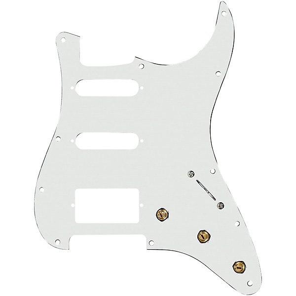 920d Custom HSS Pre-Wired Pickguard for Strat With S5W-HSS-BL Wiring Harness Parchment