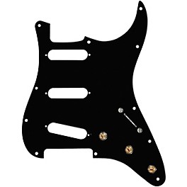 920d Custom SSS Pre-Wired Pickguard for Strat With S5W Wiring Harness Black