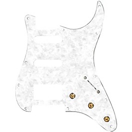 920d Custom HSS Pre-Wired Pickgua... 920d Custom HSS Pre-Wired Pickguard for Strat With S5W-HSS-PP Wiring Harness White Pearl