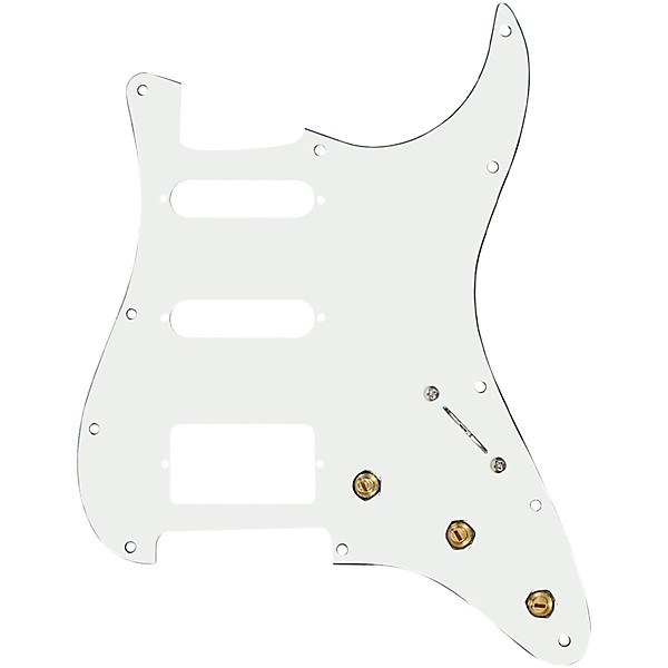 920d Custom HSS Pre-Wired Pickguard for Strat With S5W-HSS-PP Wiring Harness Parchment