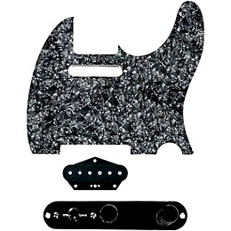 920d Custom Texas Vintage Loaded Pickguard for Tele With T4W-B Control Plate Black Pearl