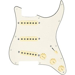 920d Custom ... 920d Custom Texas Vintage Loaded Pickguard for Strat With Aged White Pickups and S5W Wiring Harness Parchment