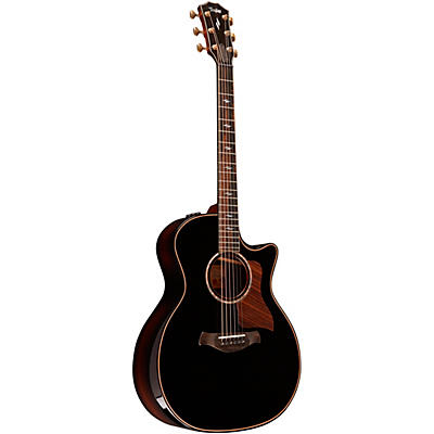 Taylor 814Ce Builder's Edition Grand Auditorium Acoustic-Electric Guitar Blacktop for sale