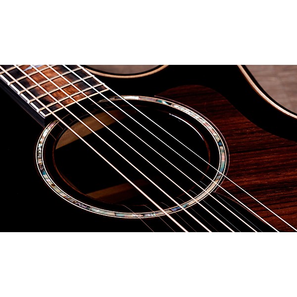 Taylor 814ce Builder's Edition Grand Auditorium Acoustic-Electric Guitar Blacktop