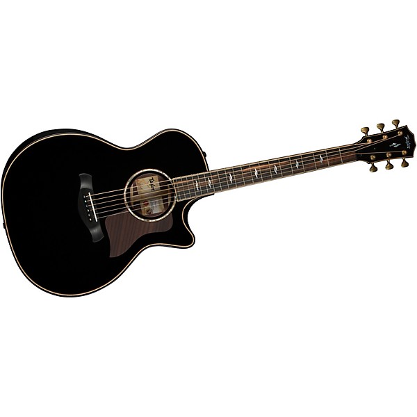 Taylor 814ce Builder's Edition Grand Auditorium Acoustic-Electric Guitar Blacktop