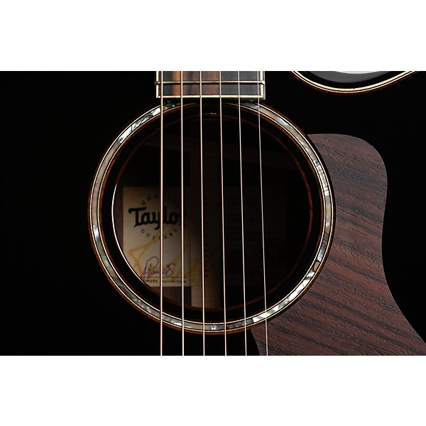 Taylor 814ce Builder's Edition Grand Auditorium Acoustic-Electric Guitar Blacktop