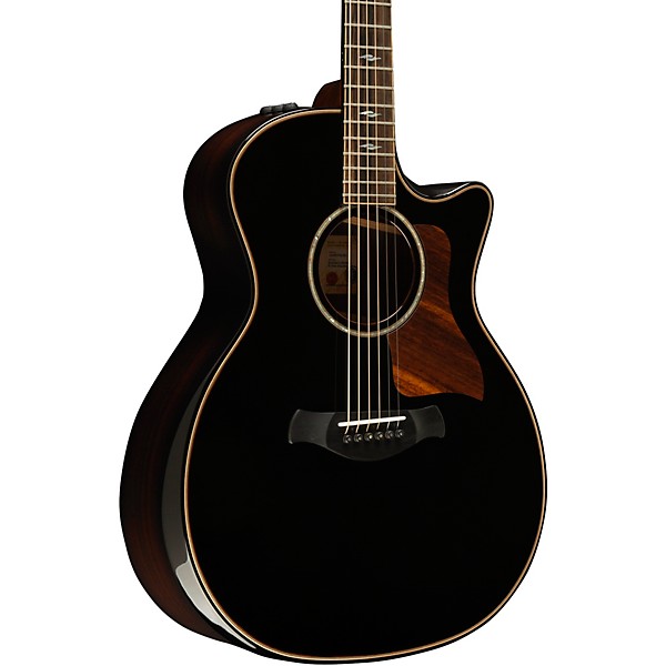 Taylor 814ce Builder's Edition Grand Auditorium Acoustic-Electric Guitar Blacktop