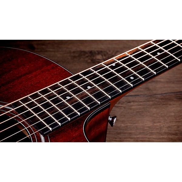 Taylor 224ce Mahogany Special-Edition Grand Auditorium Acoustic-Electric Guitar Blackwood Stain