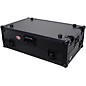 ProX Flight Style Road Case Fits Pioneer DDJ-FLX10 and AlphaTheta DDJ-GRV6, Black on Black With Sliding Laptop Shelf & Whe...