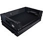 ProX Flight Style Road Case Fits Pioneer DDJ-FLX10 Case Black on Black W/ Wheels Black