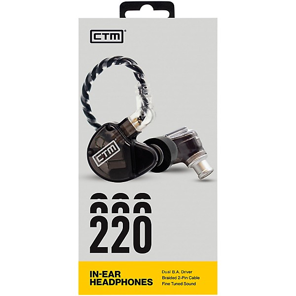 CTM CE220 Smoke Pro Isolating Wired In-Ear Monitors