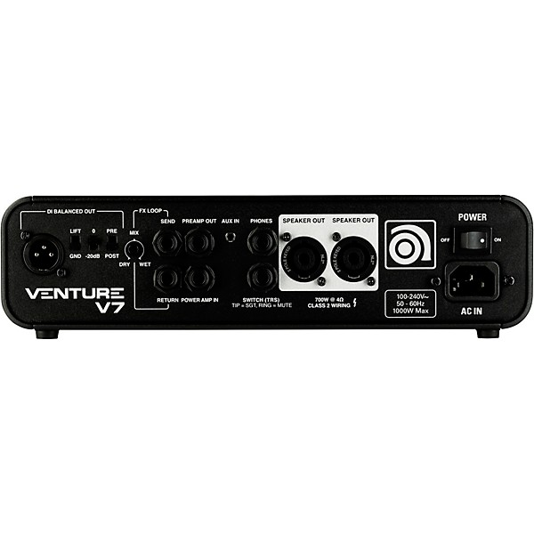 Ampeg Venture V7 Bass Amp Head
