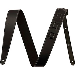 Fender Essentials Leather Strap Black 2 in.