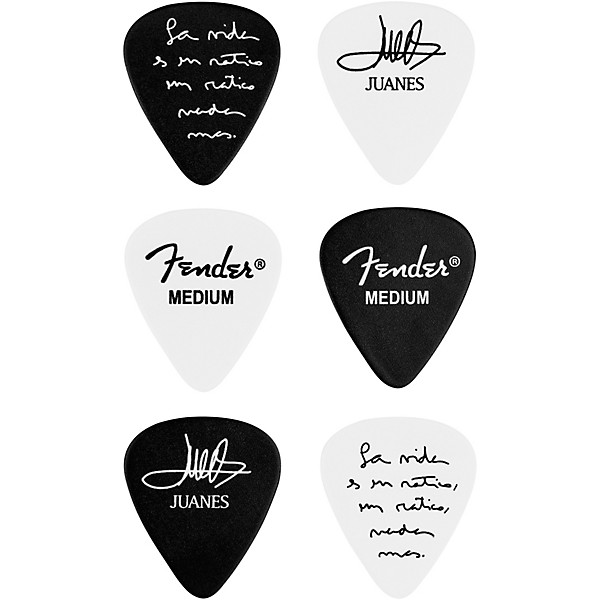 Fender Juanes 351 Celluloid Picks (6)