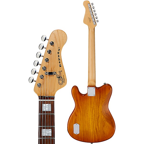 G&L CLF Research Espada Active Electric Guitar Honey Burst