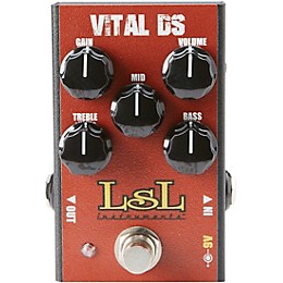 Open Box LsL Instruments VITAL DS Versatile Modern Distortion Effects Pedal Level 1 Red