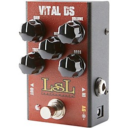 LsL Instruments VITAL DS Versatile Modern Distortion Effects Pedal Red